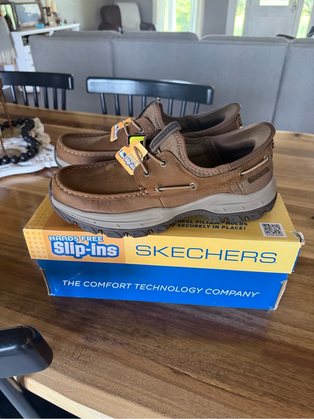 Skechers Brown Men's Slip-In Shoes